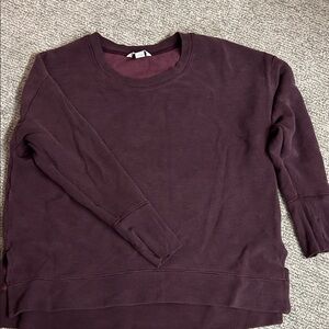 Athleta Deep Purple Sweatshirt